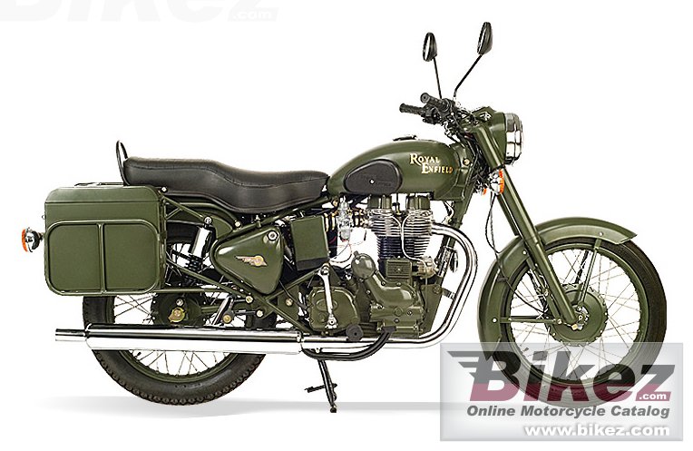 Big Enfield bullet military picture and wallpaper from Bikez.com